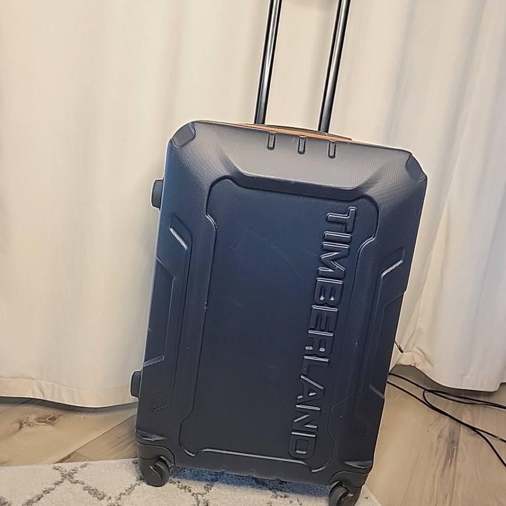 Timberland Boscawen Hardside Spinner Suitcase Dark Blue